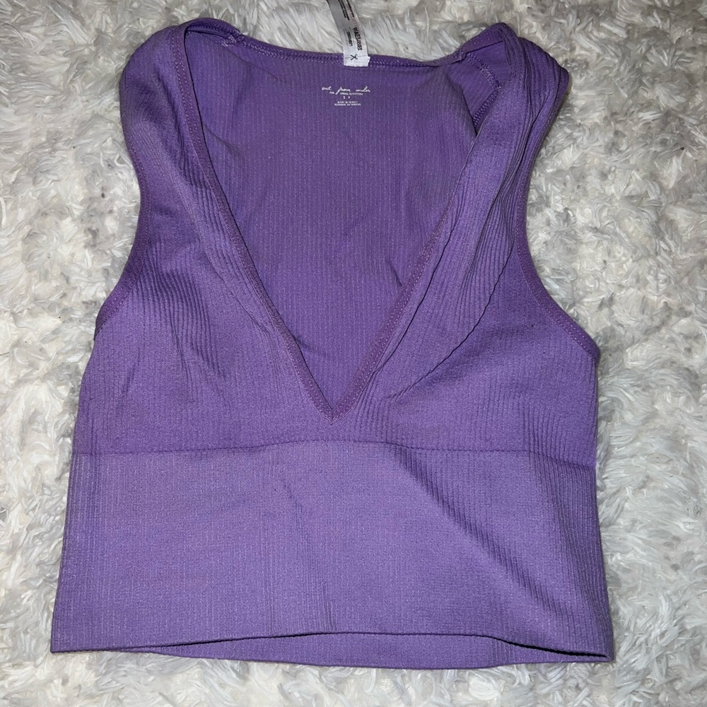 Urban outfitters, purple, crop top.